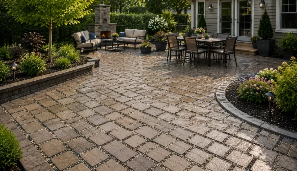 Permeable Paver Patio
