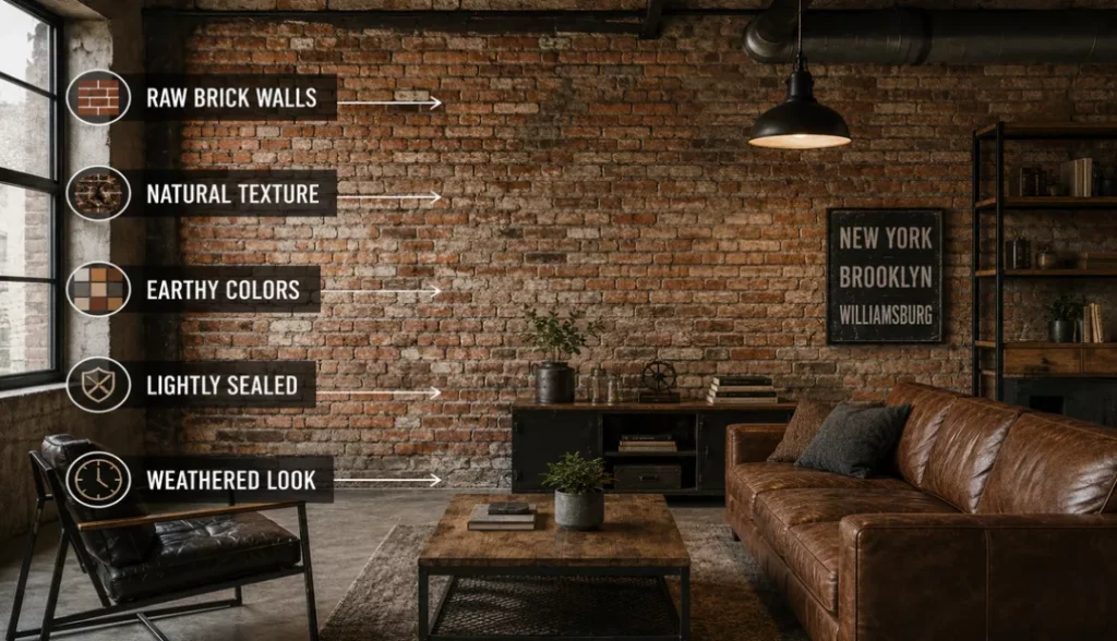 Raw Brick Walls