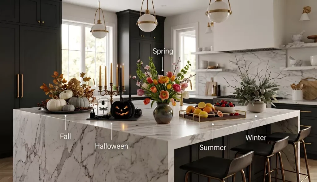 Change Your Island Decor With the Seasons