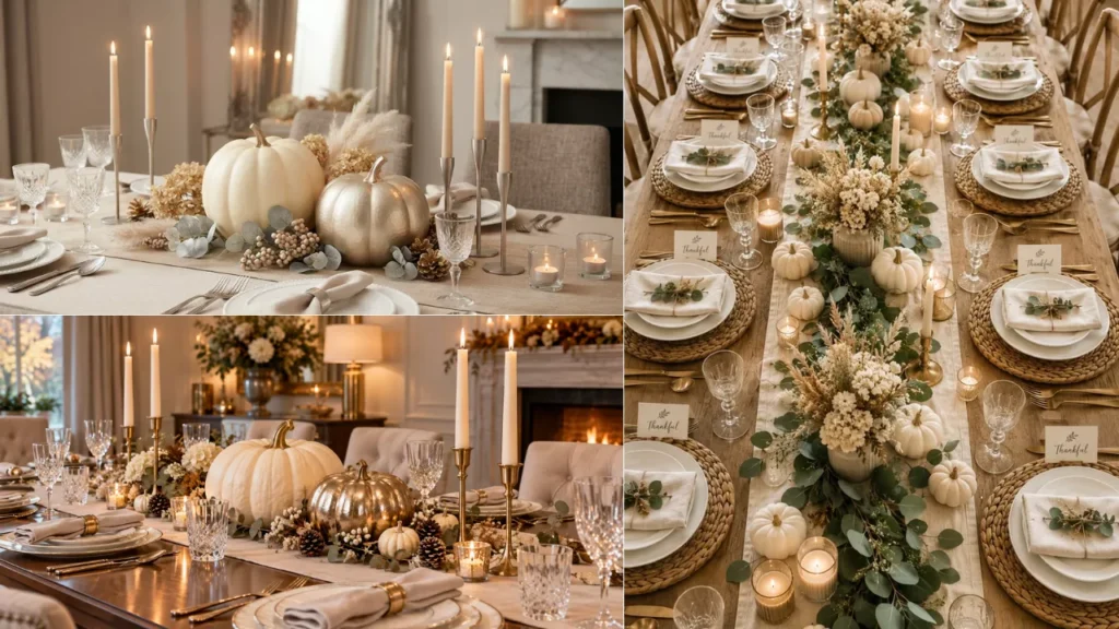 Elegant Thanksgiving Tables