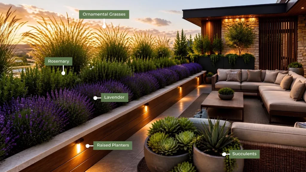 Greenery With Rooftop-Friendly Plants