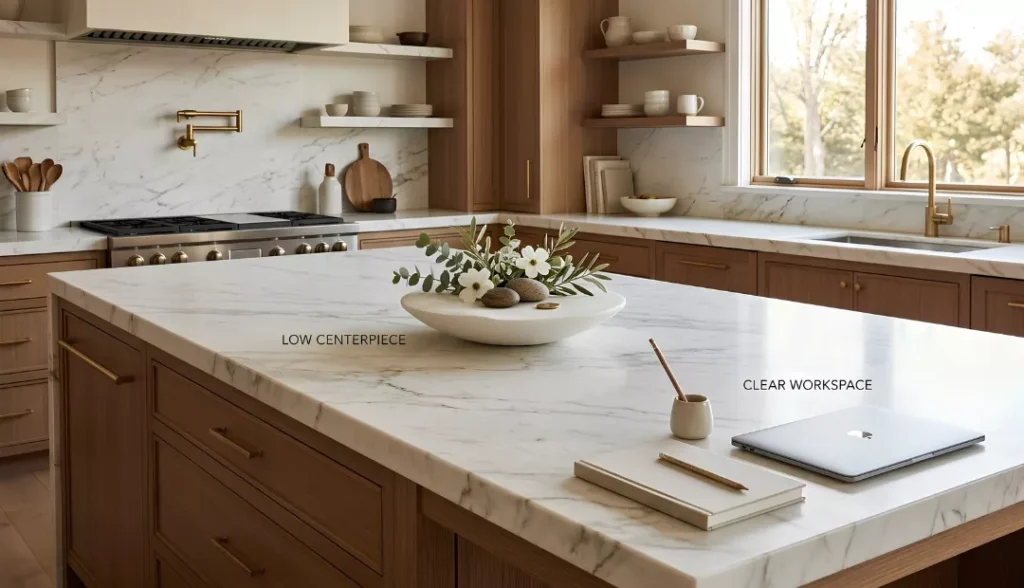 Keep the Centerpiece Low and Simple