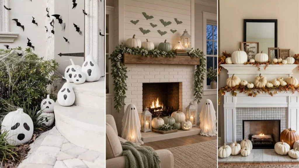 White Pumpkins for a Modern Look