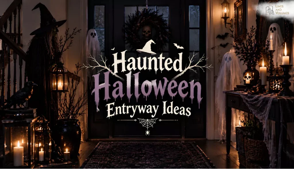 Spooky Halloween Entryway Decor
